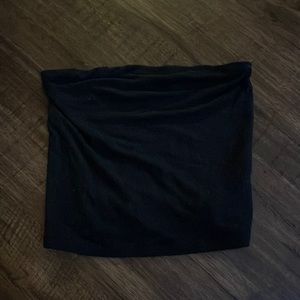 black xs ribbed american eagle tube top